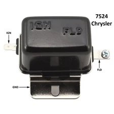 Tuff Stuff Voltage Regulator 7524; Replacement Regulator for 61-92 Chrysler