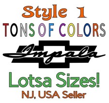 Custom Impala Chevy Bowtie Die Cut Vinyl Decal Doesnt Fit Emblems Style 1 Custom Impala Chevy Bowtie Die Cut Vinyl Decal Doesnt Fit Emblems Style 1