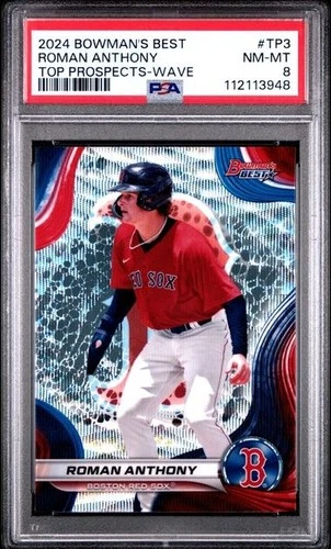 2024 Bowman's Best Roman Anthony #TP3 Wave - PSA 8