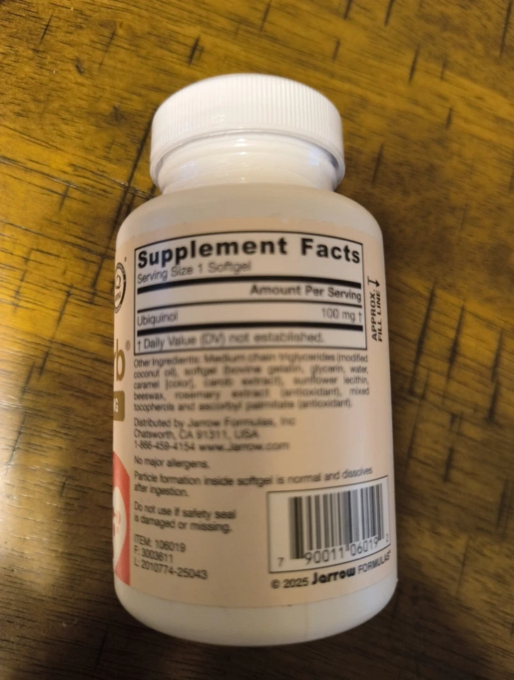 Jarrow Formulas QH-absorb 100 Mg 60 Ct - Image 2 of 3