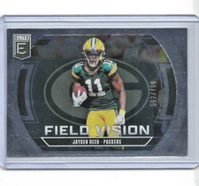 2025 Donruss Elite Football Jayden Reed Field Vision Insert SP 592/799 #10