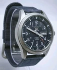 Vtg Seiko 5 Sports Automatic Blue Face 21 Jewels Military Field 42mm Gents Watch