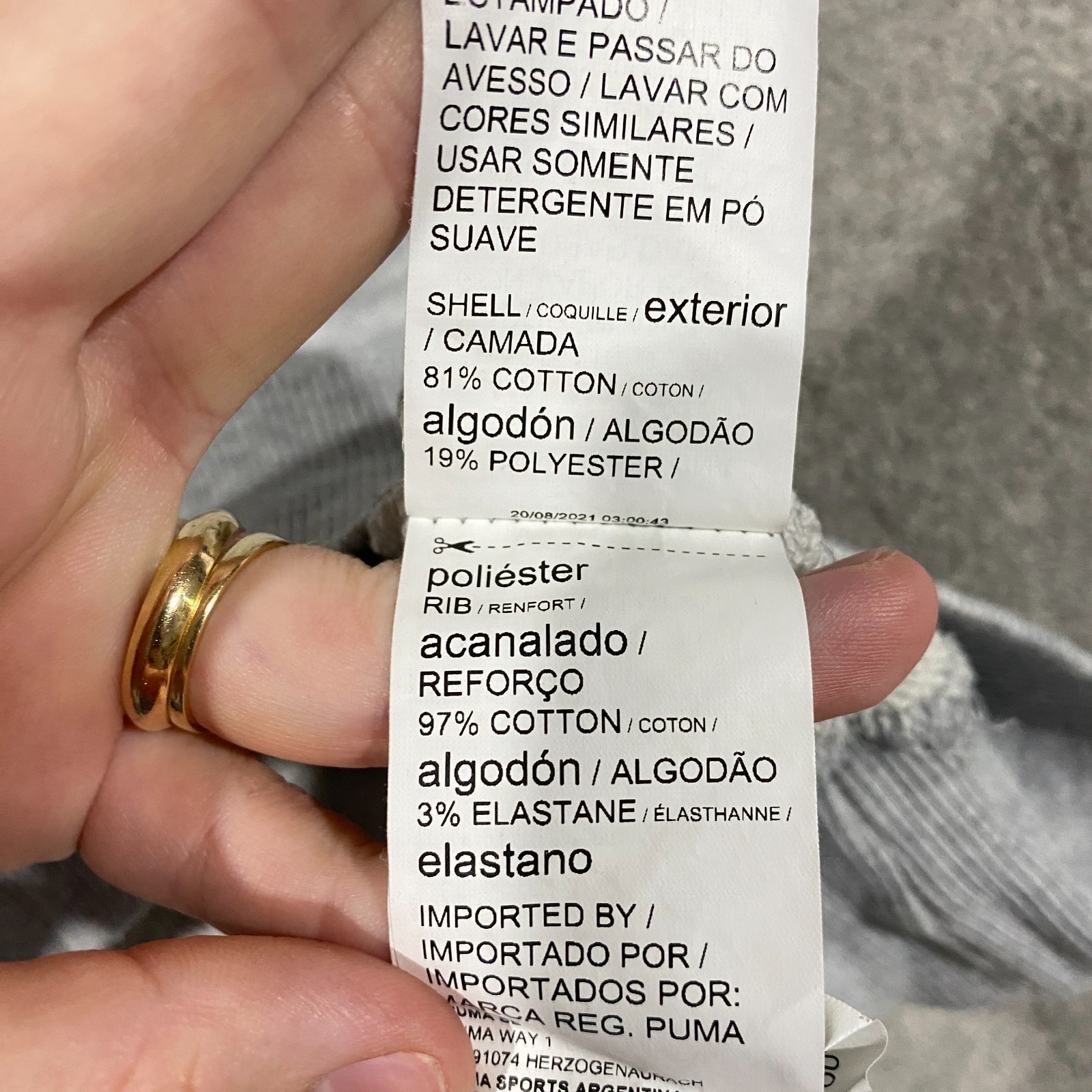 Puma Pivot Basketball Sweatshirt Men XL Grey French Terry Crewneck Jumper Sporty thumbnail 8