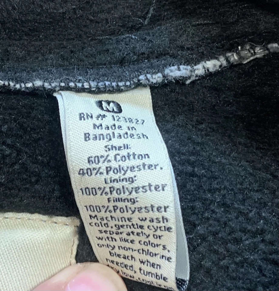 Vintage Camo Vest Size M Fleece Lined Tallwoods - Image 3 of 4