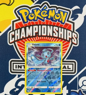 Pokemon Karte Phione 57/236 Sonne & Mond Kosmische Finsternis Reverse Holo Rare NM
