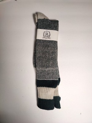 b studio -men's socks - green - Cashmere blend - Made in USA **B5**