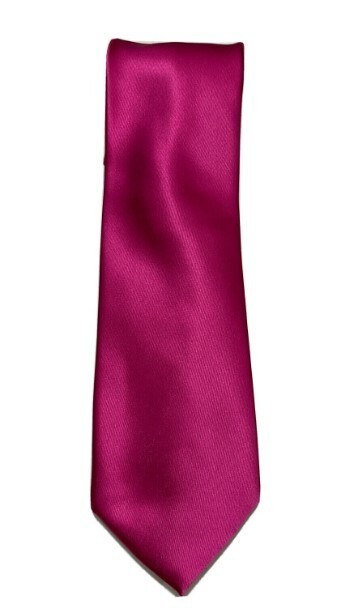 $55 Geoffrey Beene Men's Solid Pattern Silk Necktie, Pink-OS
