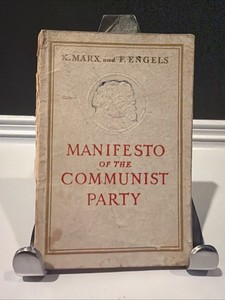 Communist Manifesto – Karl Marx & Friedrich Engels Vintage Political Book