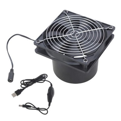 12cm Exhaust Fan Home Inline Pipe Duct with Speed Controller Fan Bathroom