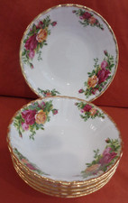 Image of Royal Albert Old Country Roses 13.5cm 1st Small Fruit Bowls X 6 Displayed Only