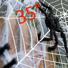 35"Spider Halloween Decor Haunted House Prop Indoor Outdoor Giant Scary Party /