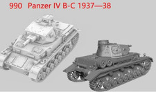 3D Printed KIT 1/72/87/48 PanzerIV B-C TANK 1937-38 Model Unpainted