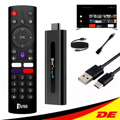 TV98 ATV Set-Top-Box 8K Bluetooth 5gWIFi Android 14 -Box Set-Top-Box DHL