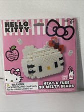 Sanrio Hello Kitty Perler Bead Kit Sanrio 3D Kit Peg Board 600 Design Beads