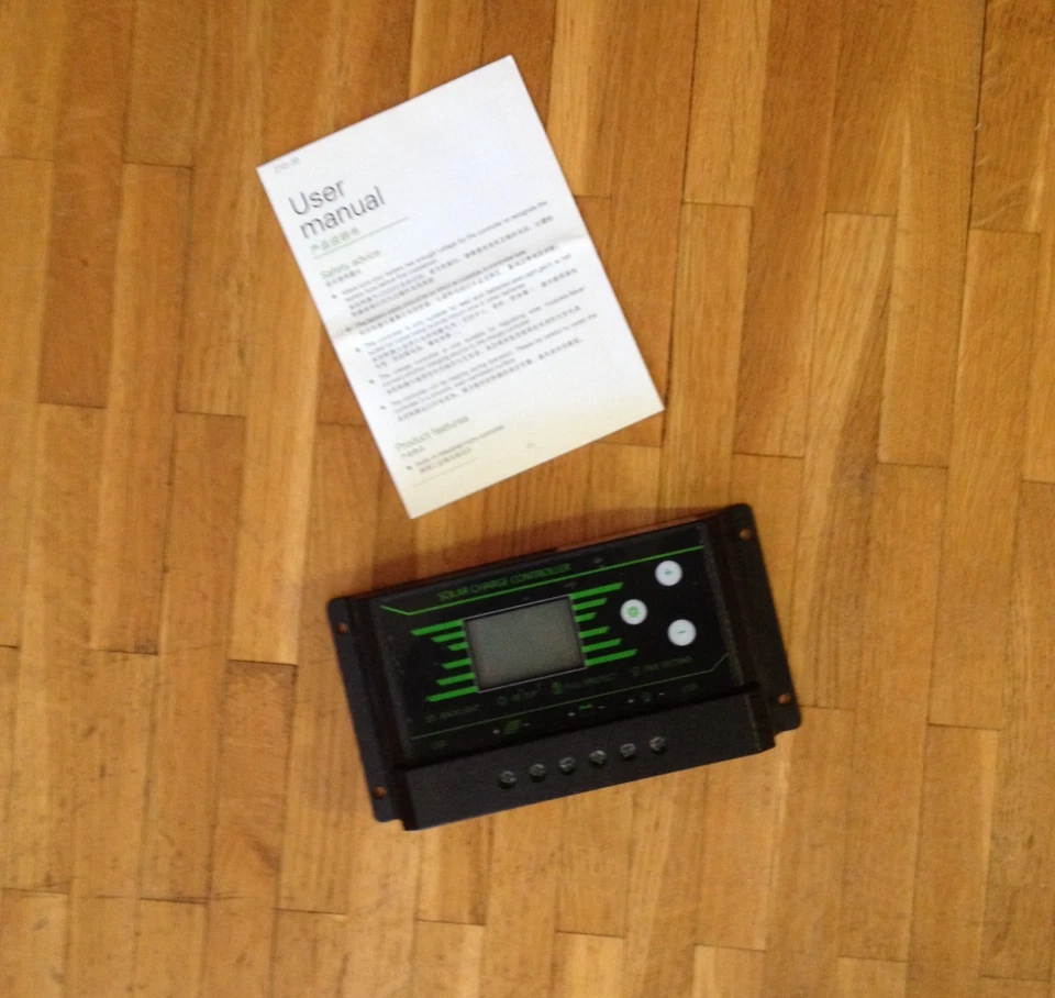 Solar Panel Regler Charge Controller PWM Dual USB LCD Display 30A 12V/24V F UB - Bild 2 von 4