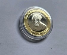 2020 JERSEY CHARLES DICKENS ~  150TH ANNIVERSARY 2 TWO POUND COIN IN CAPSULE