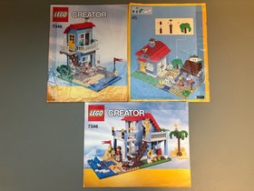 LEGO 7346 - Creator 3-in-1 Beach House - see description - RETIRED - Incomplete