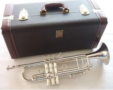 Hot Sell LT180S-72 Bb Small Trumpet Silver Golden Key Professional with case