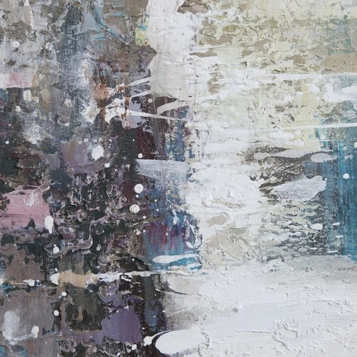 Uttermost 32248 Elevation 55" x 42" Framed Abstract Painting - MultiColor - Picture 3 of 6