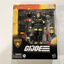 Hasbro G.I. Joe Classified Series Search & Rescue Firefighter. READ