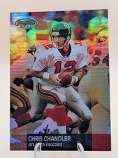 2001 Bowman's Best Chris Chandler football card #22 Atlanta Falcons