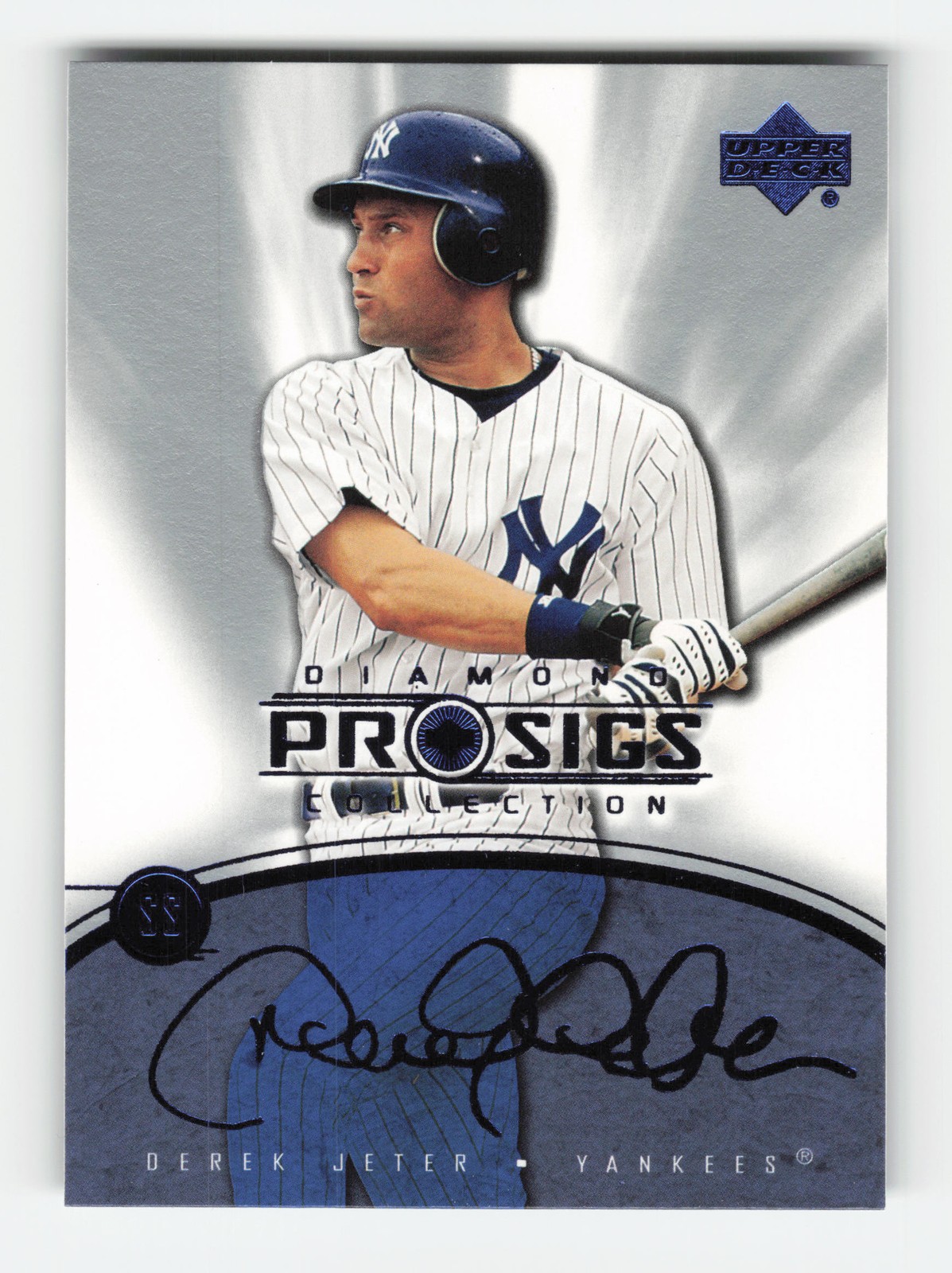 2004 Upper Deck Diamond Collection Pro Sigs #61 Derek Jeter Near Mint or Better