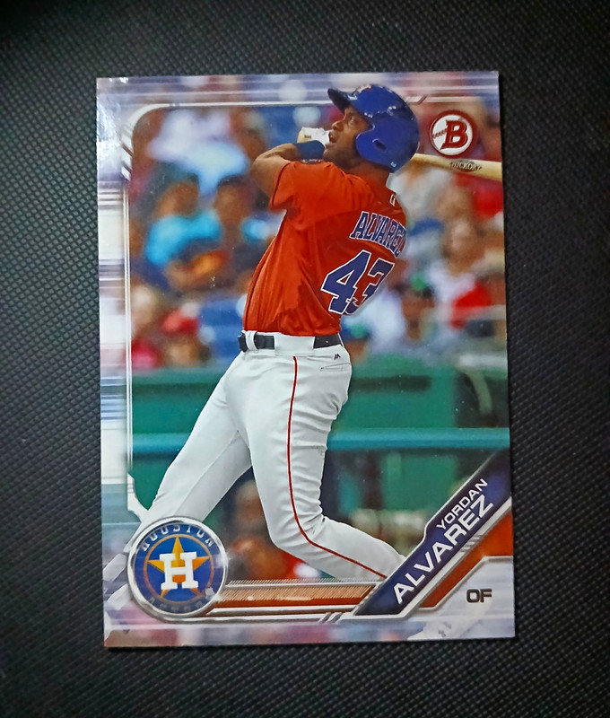 Topps 2019 Bowman Yordan Alvarez Houston Astros Prospects Prospect Card #BP-123