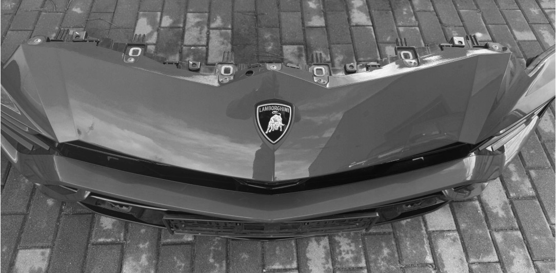 2018-up Lamborghini URUS Front Bumper Complete Assembly Black OEM