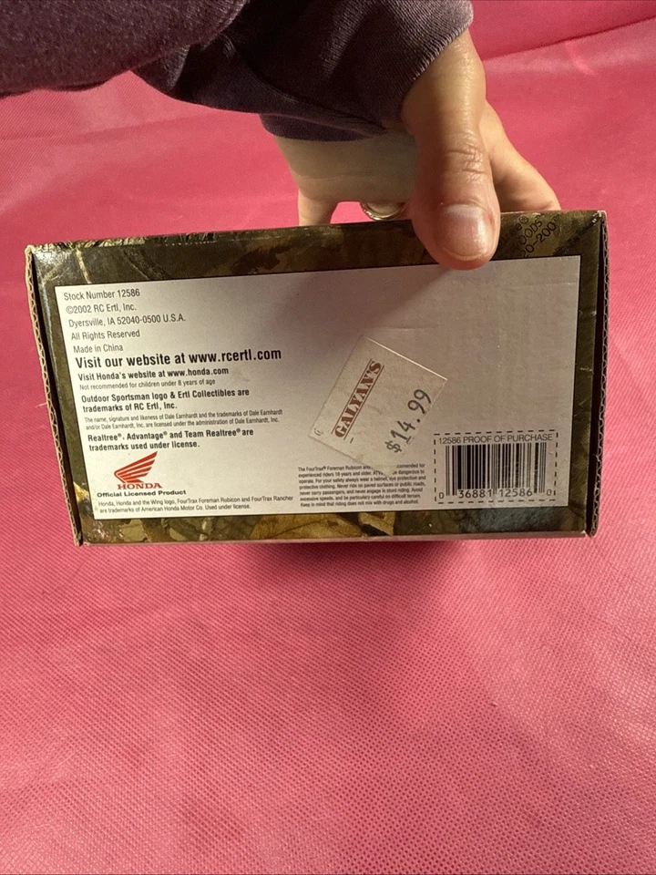 Экшн-фигурка и автомобиль Dale Earnhardt ATV серия 1 коллекция Sportsman от Ertl - Изображение 4 из 4