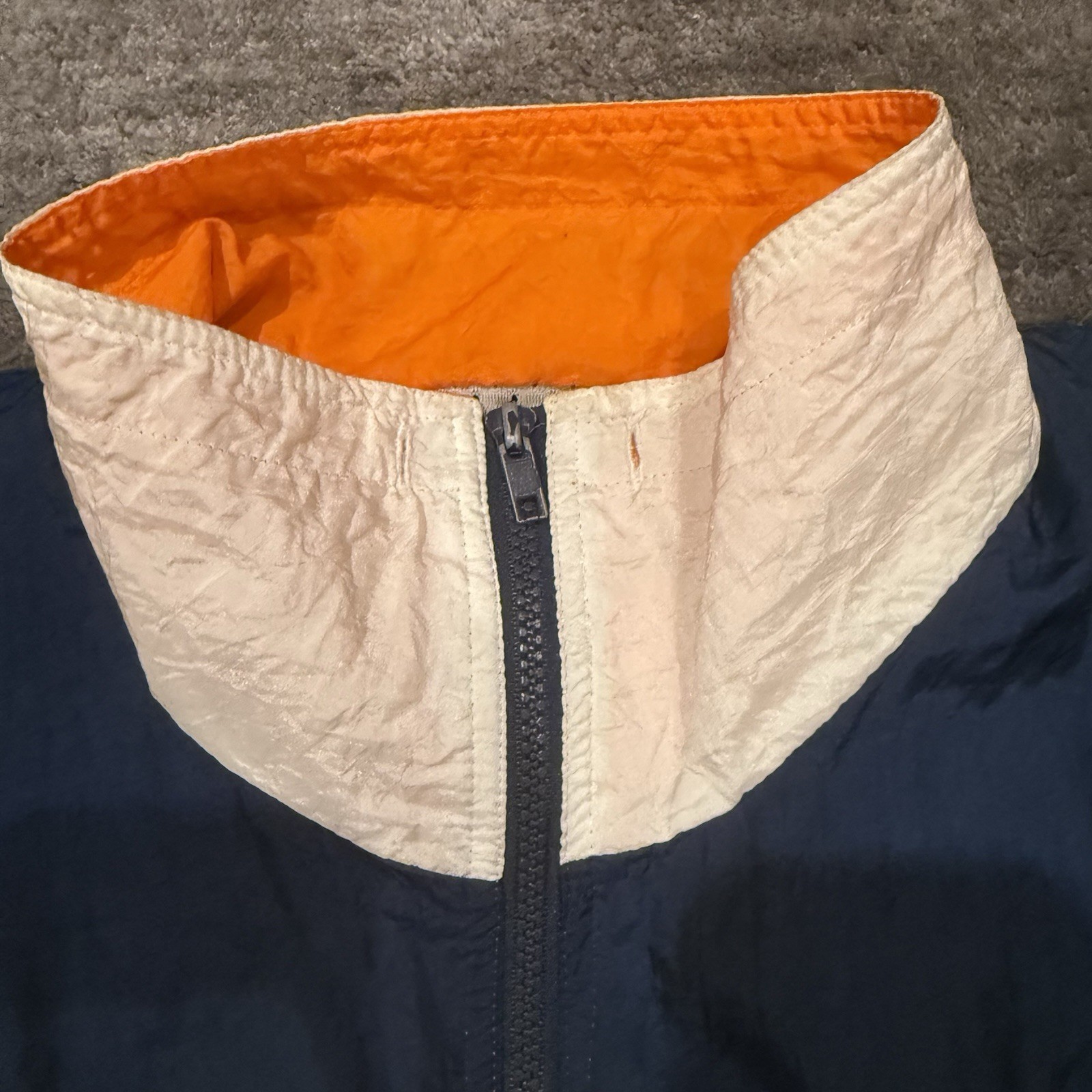 VTG Auburn Tigers Men’s Full Zip Windbreaker MG Sportswear Medium 90s Jacket