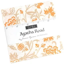 Agatha Road Moda Charm Pack 42 100% Cotton 5" Precut Fabric Squares
