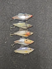 (5) Bill Lewis 1/2 Oz Rat-L-Trap Crankbait Fishing Lures Lot Of 5