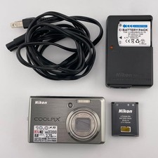 Nikon COOLPIX S600 Digital Camera Tested Excellent Condition with Accessories