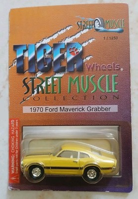 TIGER WHEELS PUERTO RICO FORD MAVERICK GRABBER LIMITED EDITION 1/1250 YELLOW 