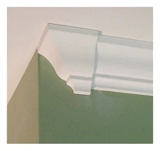 Crown Molding Corner Blocks " DECO END CAP "  CHOOSE LEFT OR RIGHT
