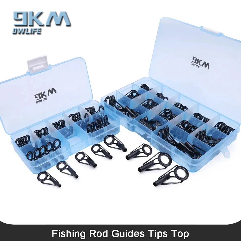 24~240Pcs Fishing Rod Tip Repair Guides for Sea Fishing Rod Building & Repair - Image 3 of 4