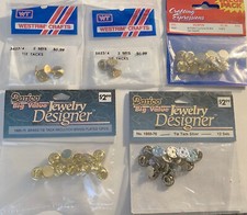 5 Packages of Tie Tacks for Crafting - Darice / Westrim/Crafting Expressions