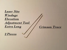  Crimson Trace laser sight adjustment Hex Key Extra Long 2 Pcs. Smallest Size!