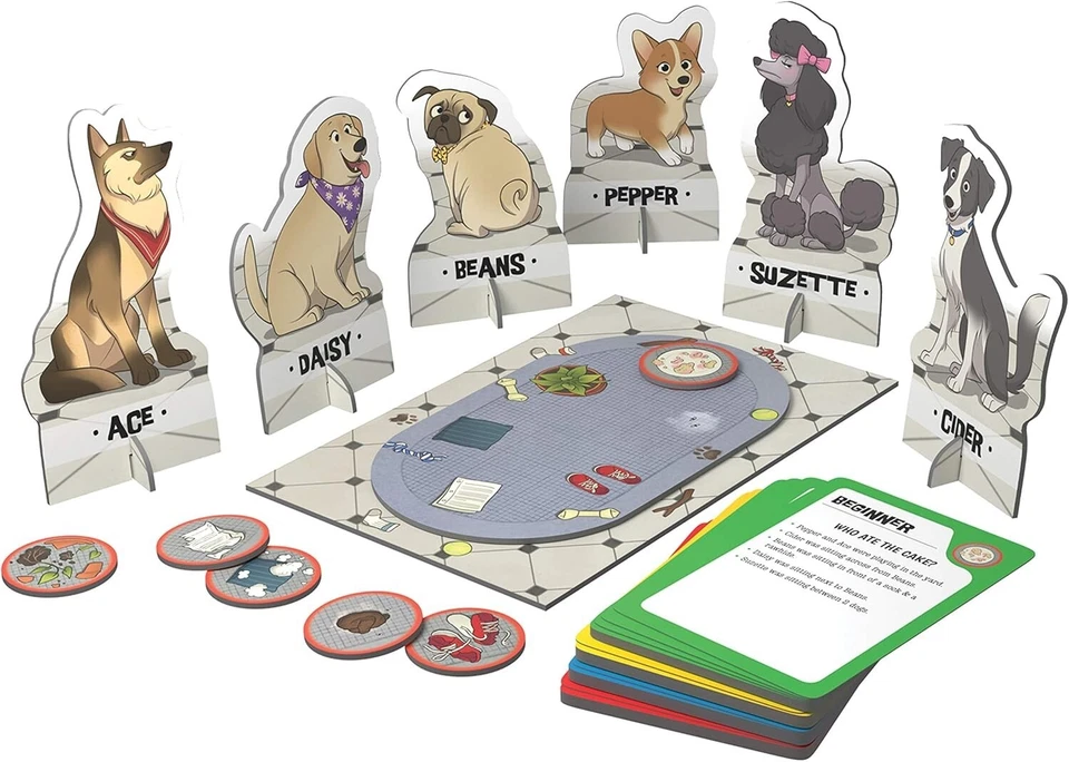 《NEW》ThinkFun Dog Crimes Logic Game - Engaging Brainteaser for Kids and Adults - Image 3 of 4