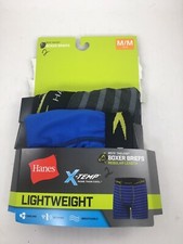 2 Pack Hanes X-Temp Lightweight Boy's Boxer Briefs Medium