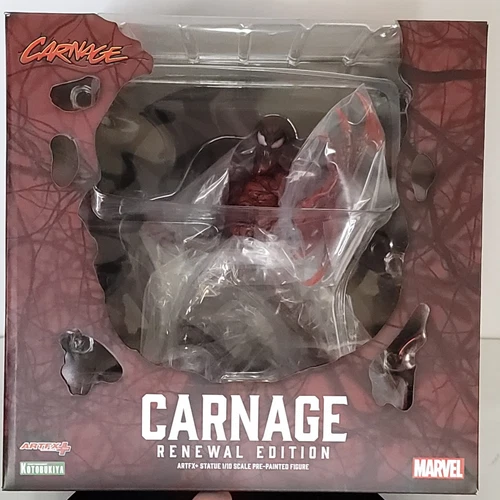 Kotobukiya Marvel Comic Carnage Renewal Edition ArtFX Statue Spiderman New