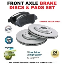 Front Axle BRAKE DISCS + BRAKE PADS SET for ROVER STREETWISE 2.0 TD 2003-2005