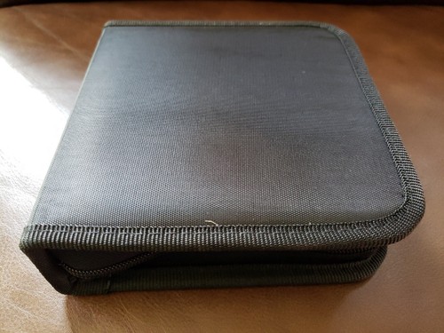 Black 24 CD/DVD Nylon Zippered Wallet Similar to the Original Case Logic Brand - Picture 9 of 10