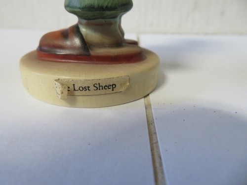 Vintage stamped 1962 Goebel M.I. Hummel Figurine #68 2/0 TMK-5 Lost Sheep 4.5" - Picture 6 of 9