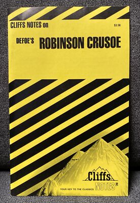 Robinson Crusoe by Cliffs Notes Staff (1976, Trade Paperback)