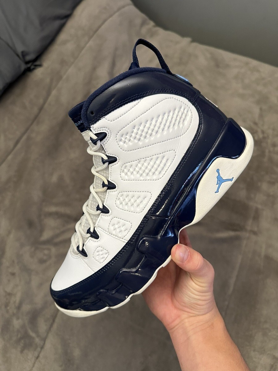 スニーカー NIKE Air Jordan 9 Retro 'UNC' Pearl Blue 2019 SS 19 Size 10.5 - Jordan 9 Retro Pearl Blue UNC 2019 192500252888