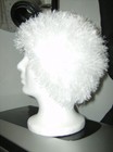 Chemo Fun Fur Hat Hairy Cap Soft feeling white — photo 1