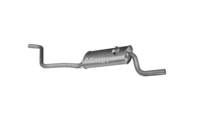 Asmet Exhaust End Pipe Rear Muffler for Polo 86c 1,0 HZ ACM 1,3i 2G 1,4 90-94