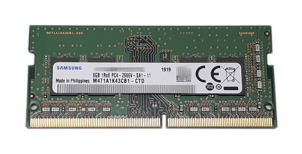 メモリー M471A1K43CB1-CTD PC4-21300 2666 HP Samsung 8GB M471A1K43CB1-CTD DDR4-2666 No-ECC CL19 260pin