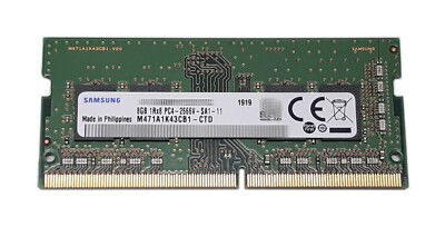 HP Samsung 8GB M471A1K43CB1-CTD DDR4-2666 No-ECC CL19 260pin